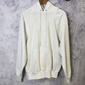 Vintage Hanes Hoodie Mens Xl White Blank Sweatshirt Y2k