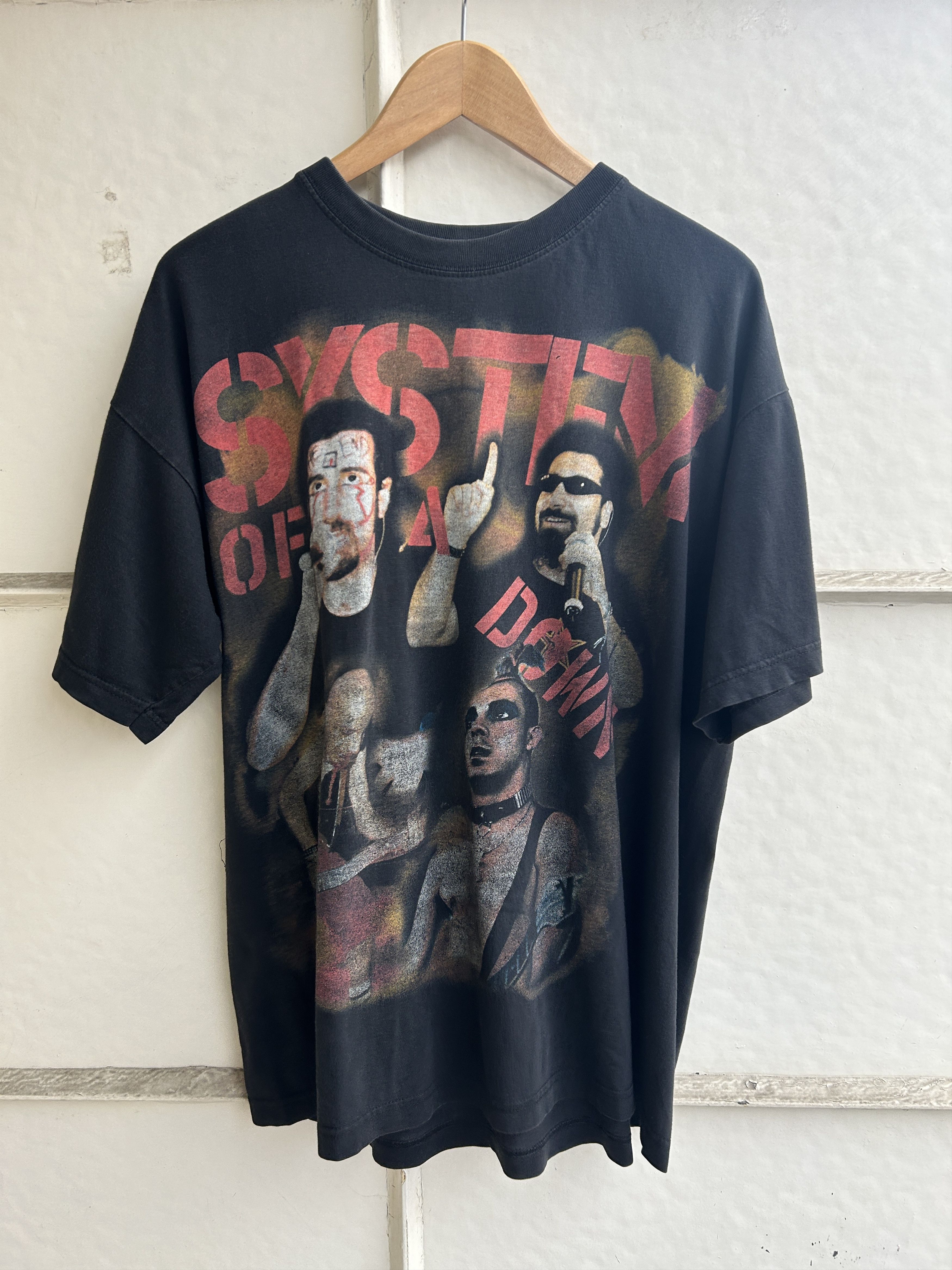 Vintage Rare System Of A Down T Shirt Hoodie, Sweatshirt | FlexRushtees.com