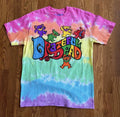 Liquid Blue Grateful Dead Medium Tie Dye Bears Tee Shirt Rainbow Dancing Hoodie, Sweatshirt | AU16VibeMintTees.com