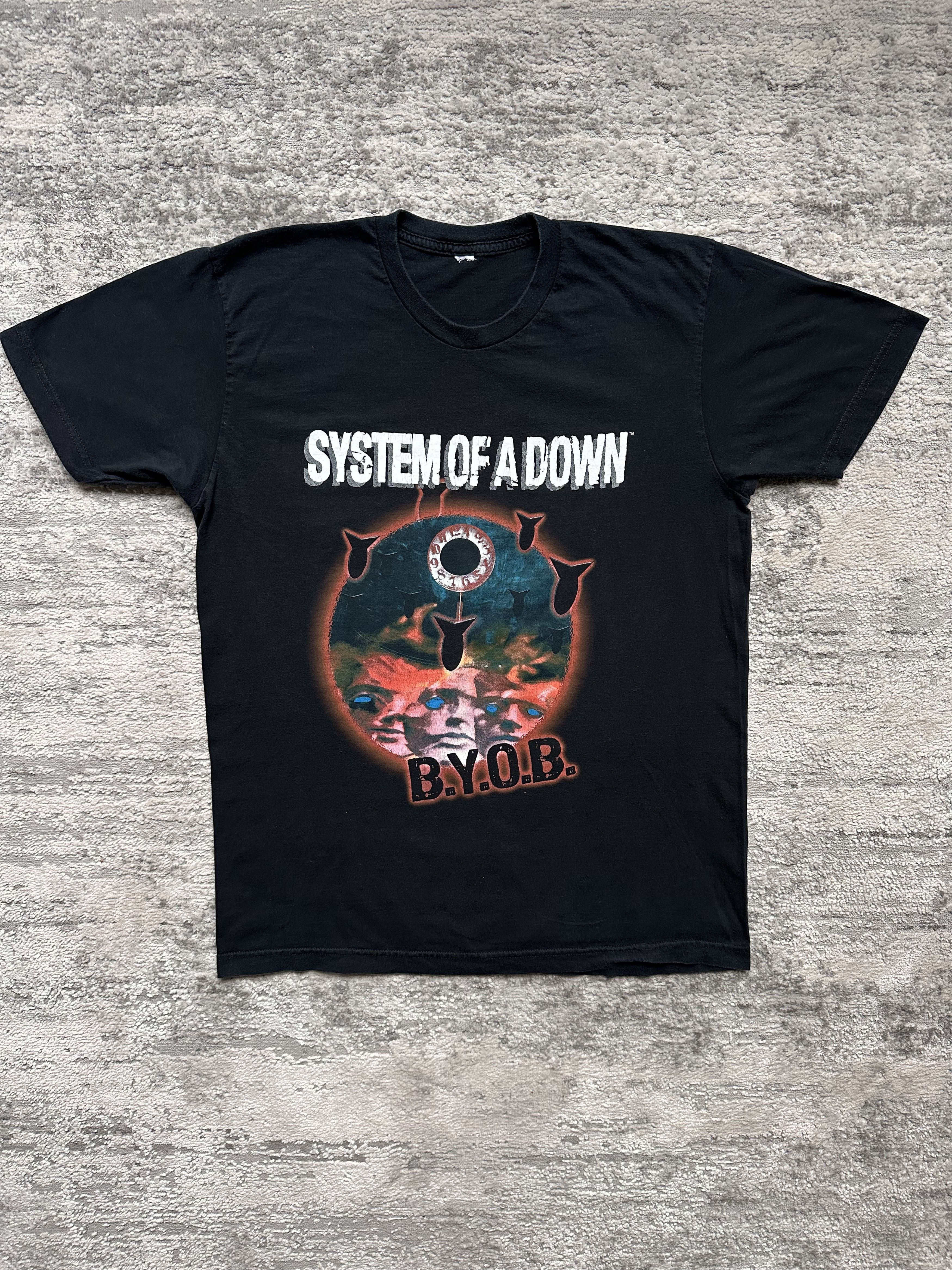 Band Tees System Of A Down Vintage T Shirt Hoodie, Sweatshirt | FlexRushtees.com