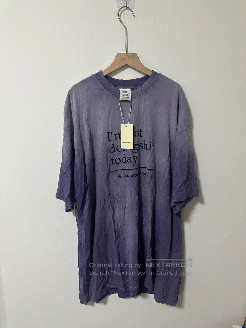 Vetements Embroidered Slogan Short Sleeve Tee Hoodie, Sweatshirt | FlexRushtees.com