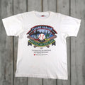 Fruit Of The Loom Vtg 80s 1989 Mlb World Series Battle Of The Bay Quake Series White T Shirt M
