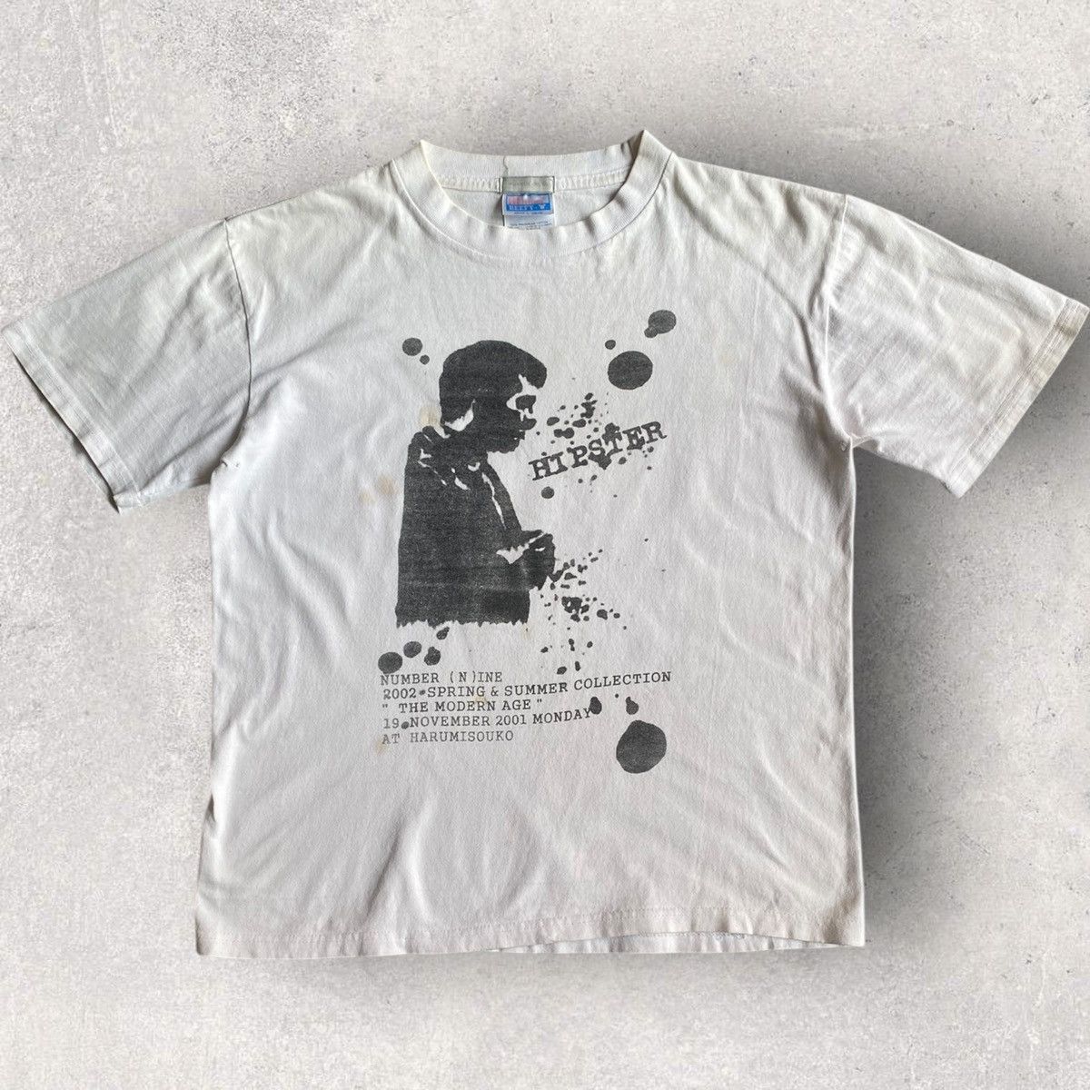 Number N Ine Vintage Ss02 The Modern Age Staff Tee Hoodie, Sweatshirt | FlexRushtees.com