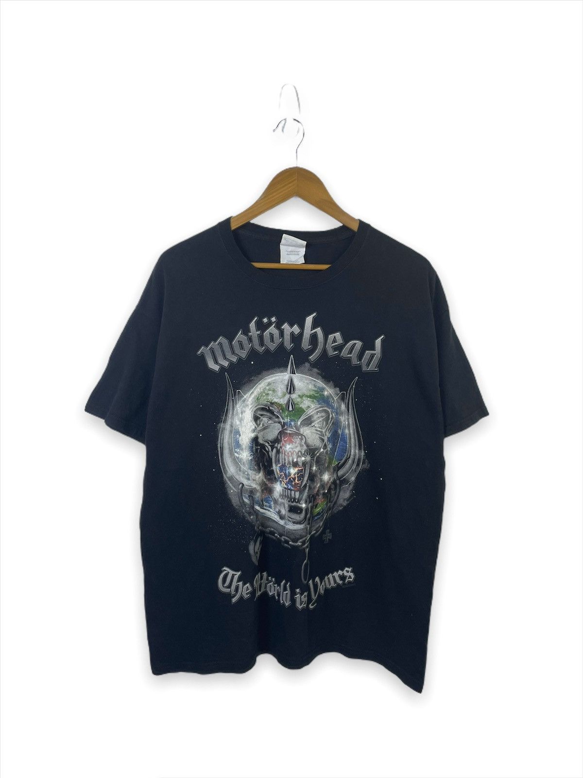 Band Tees Nice Design Motor Head The World Is Your Band T Shirt Hoodie, Sweatshirt | FlexRushtees.com