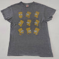 Food Junk Food 9 Faces Of Bart Simpson Misty Grey Tshirt Size M Hoodie, Sweatshirt | FlexRushtees.com
