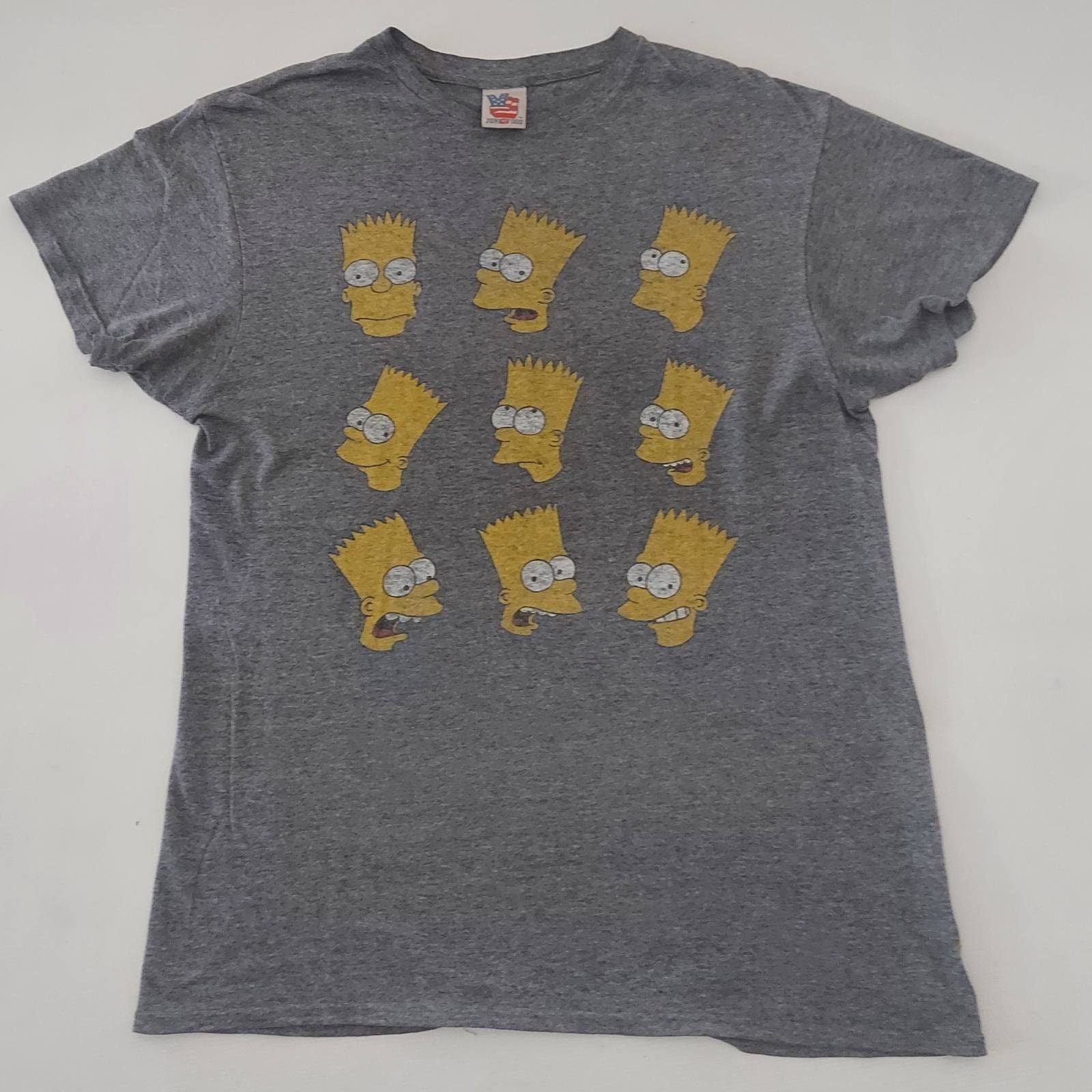 Food Junk Food 9 Faces Of Bart Simpson Misty Grey Tshirt Size M Hoodie, Sweatshirt | FlexRushtees.com