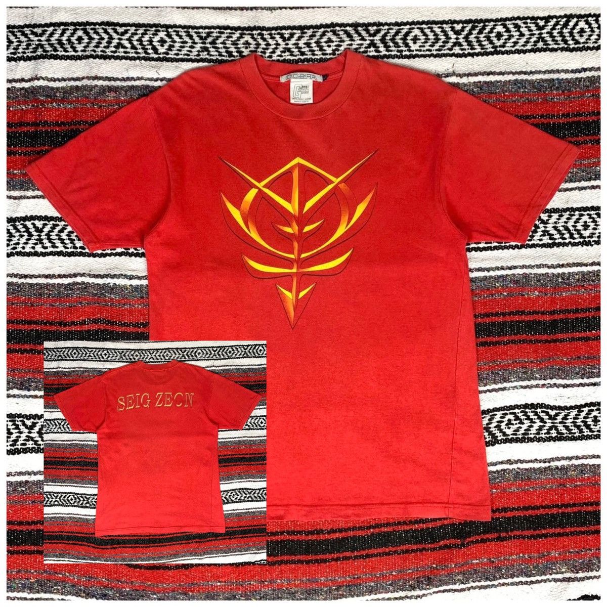 Vintage Gundam Sieg Zeon Shirt Vintage Cospa