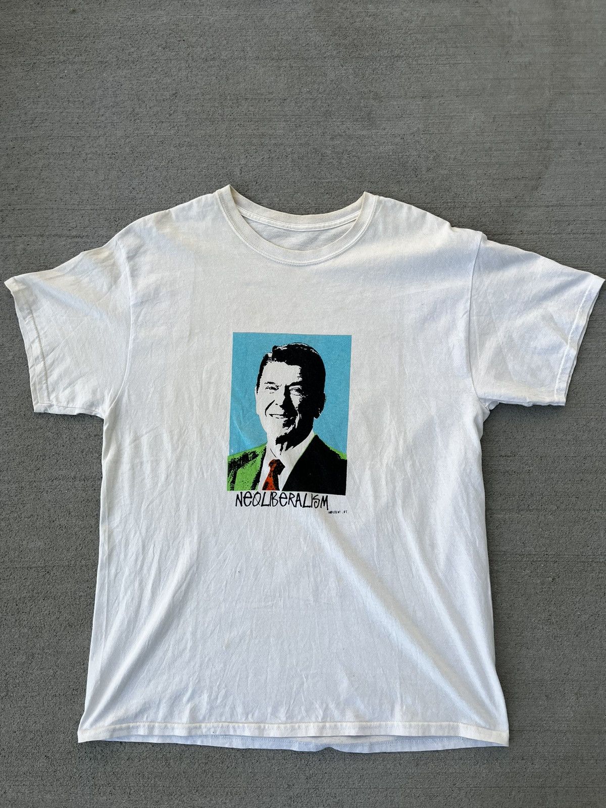 Vintage Ronald Reagan Neoliberalism Funny Ironic Tshirt Hoodie, Sweatshirt | FlexRushtees.com