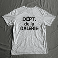 Dept Gallery Dept White Shirt With Front And Back Logo Size Medi Hoodie, Sweatshirt | FlexRushtees.com