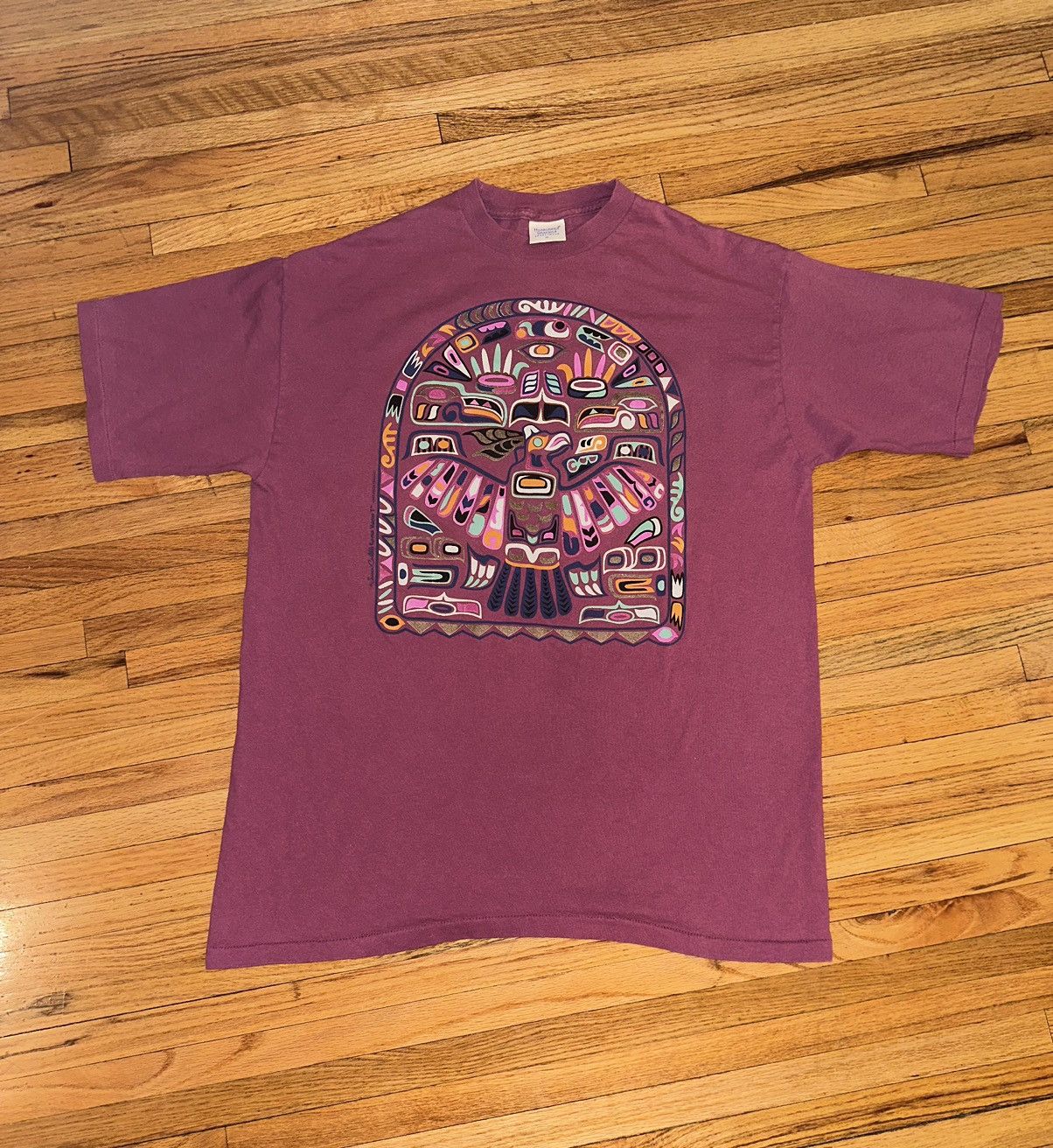 Vintage 90 S Eagle Tribal Art T Shirt