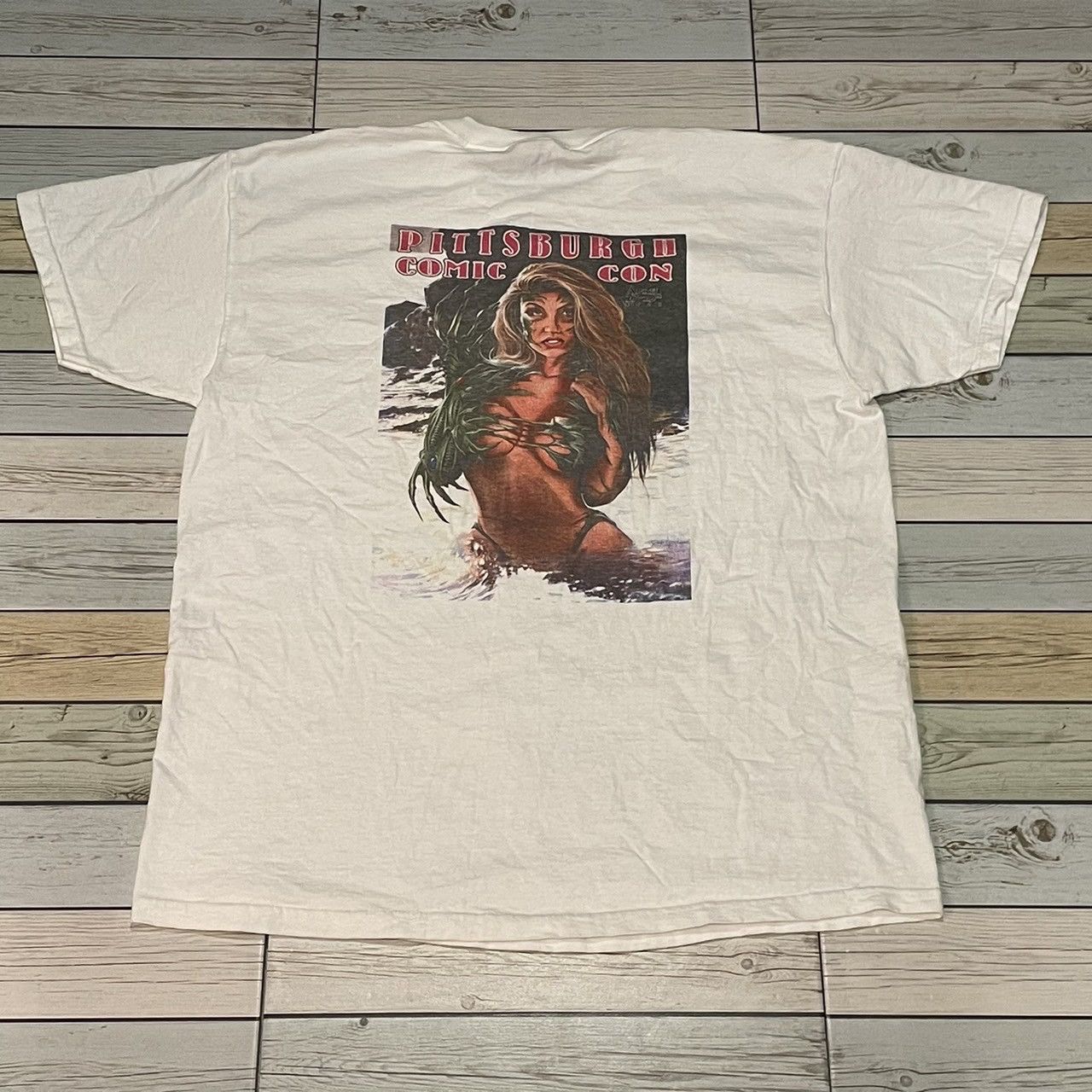 Rare Vintage Pittsburgh Comiccon 2001 Comics Cartoon Tee Hoodie, Sweatshirt | FlexRushtees.com