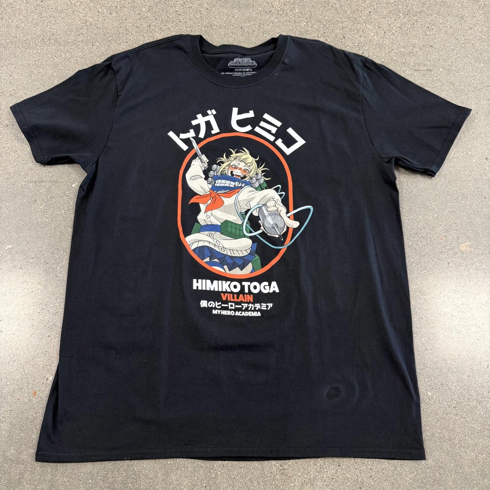 Designer Nwot My Hero Academia Himiko Toga Villain Tee Japanese Xl