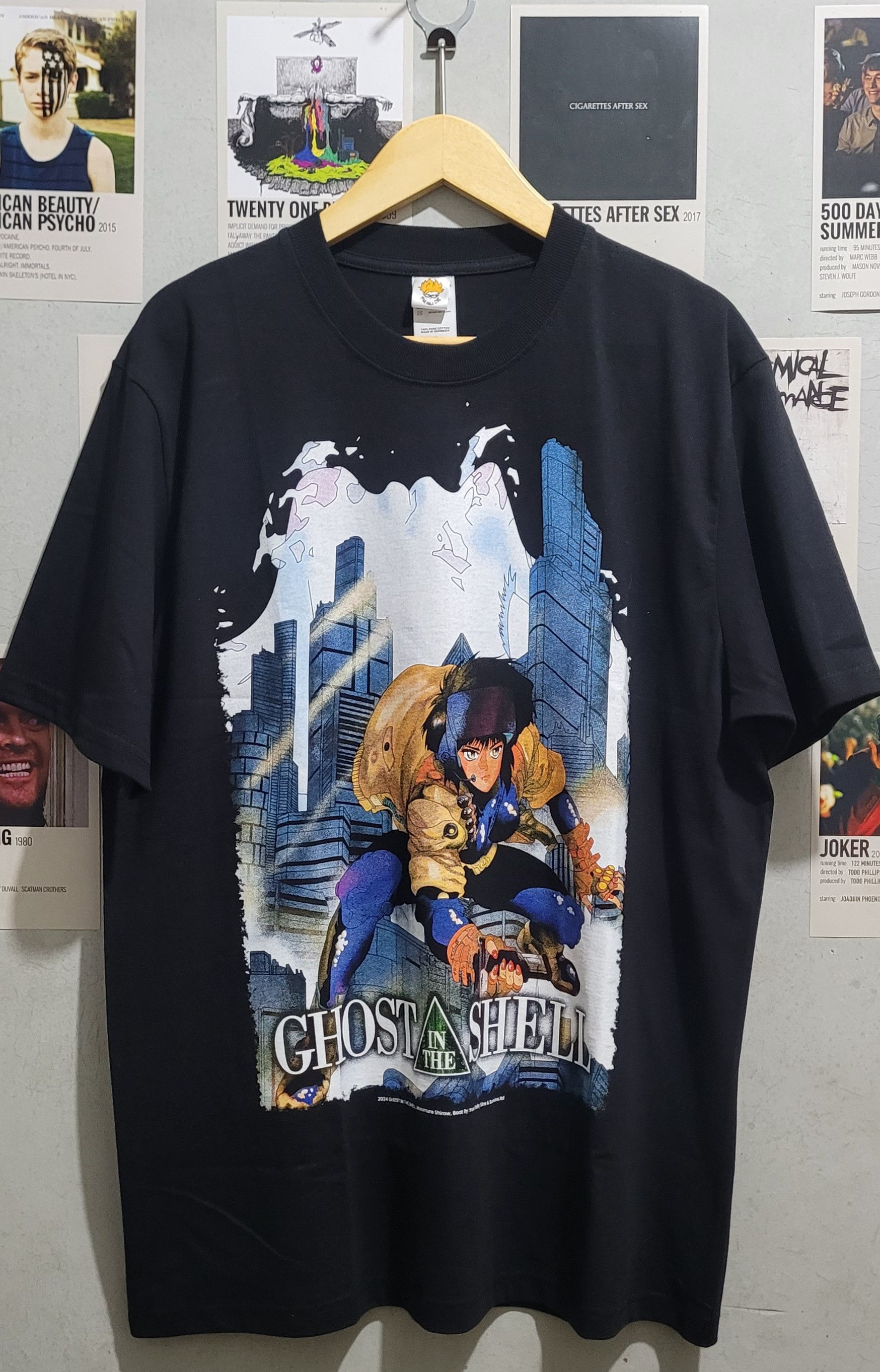 Japanese Brand Rare Boot Ghost In The Shell Gits The Superhero Landing T-Shirts, Hoodie, Sweatshirt | FlexRushtees.com