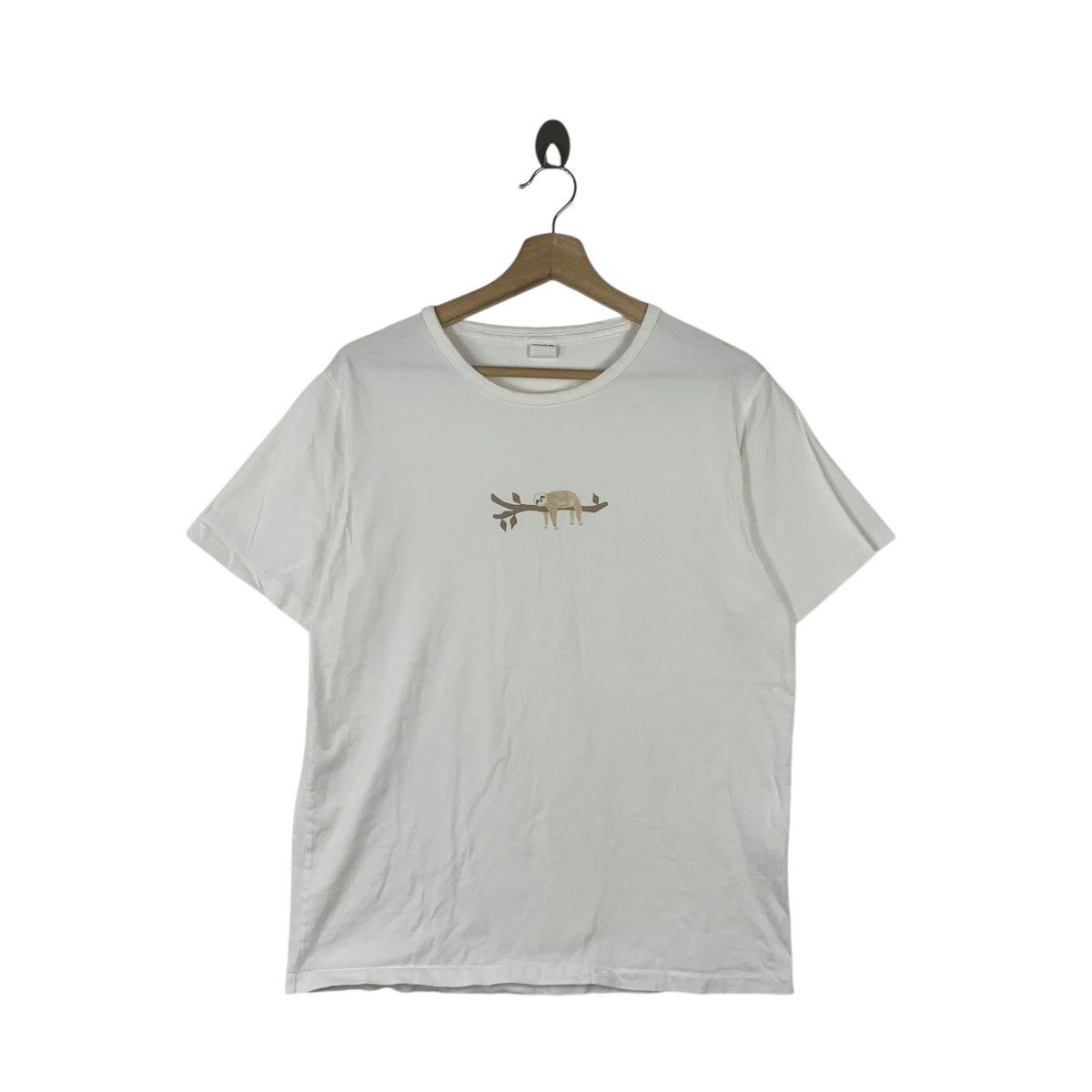 Grn Tokyo Design Sloth Laziness Illustration Tee Shirt Hoodie, Sweatshirt | FlexRushtees.com