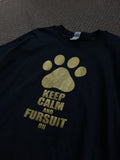 Vintage Insane Y2k Furry Scene Rave Meme Keep Calm And Fursuit On T-Shirts, Hoodie, Sweatshirt | FlexRushtees.com