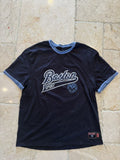Primark Vintage Boston Spots Navy Blue Tee Hoodie, Sweatshirt | FlexRushtees.com
