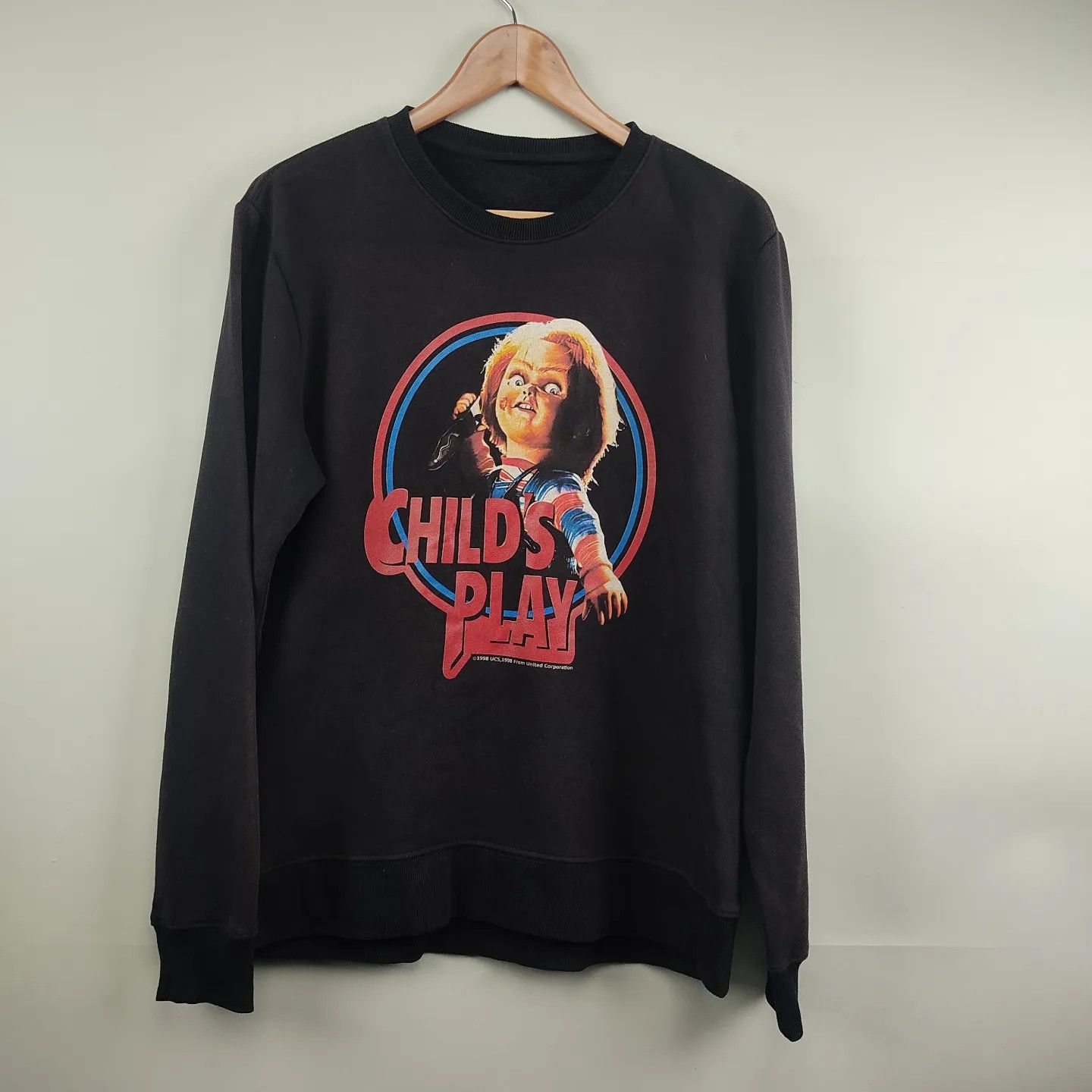 Vintage 1998 Child S Play Chucky Crew Neck Horror Movie