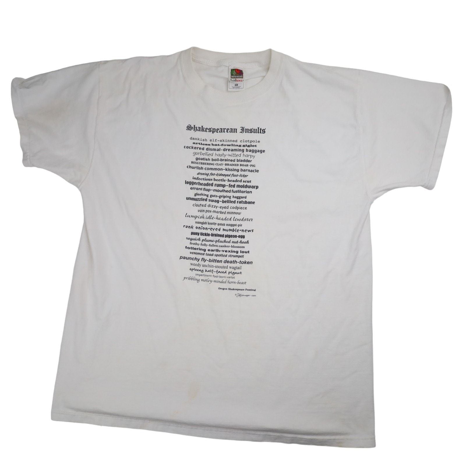 Vintage Shakespearean Insults Graphic Slogan T Shirt Hoodie, Sweatshirt | FlexRushtees.com