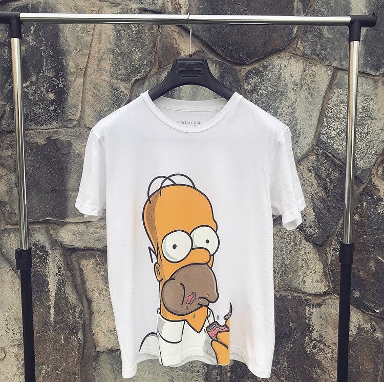Vintage The Simpsons Big Face Bootleg Tee Hoodie, Sweatshirt | FlexRushtees.com