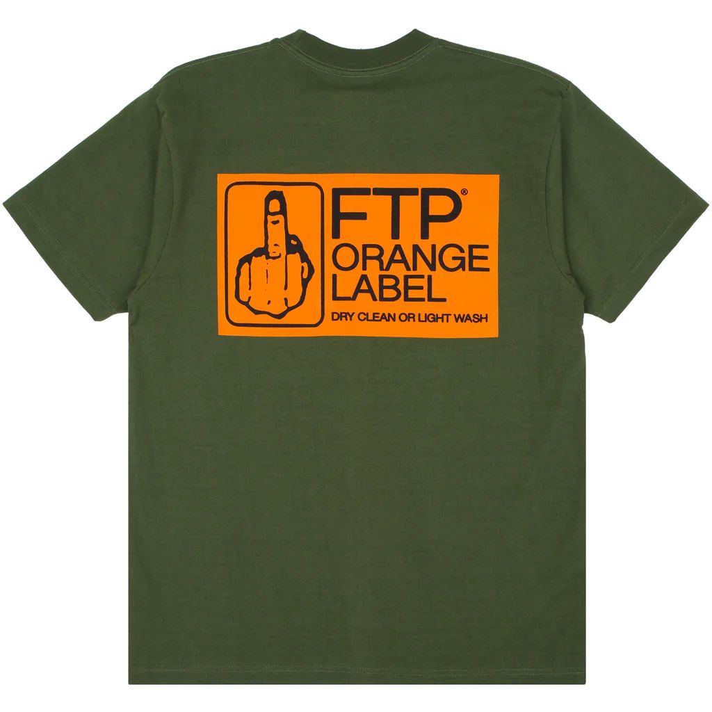 Fuck The Population Orange Label Pocket Tee Army Green Hoodie, Sweatshirt | FlexRushtees.com