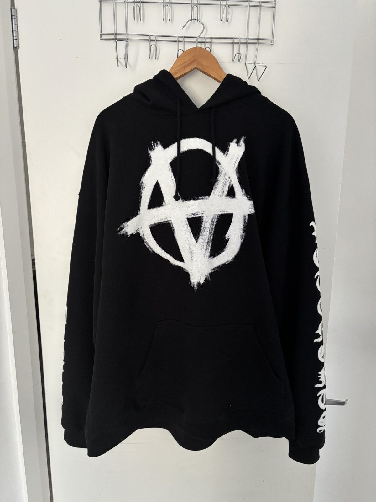 Vetements Double Anarchy Hoodie T-Shirts, Sweatshirt | FlexRushtees.com