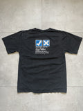 Y2k Vintage Radiohead Gaze At Television Black Tee Hoodie, Sweatshirt | FlexRushtees.com