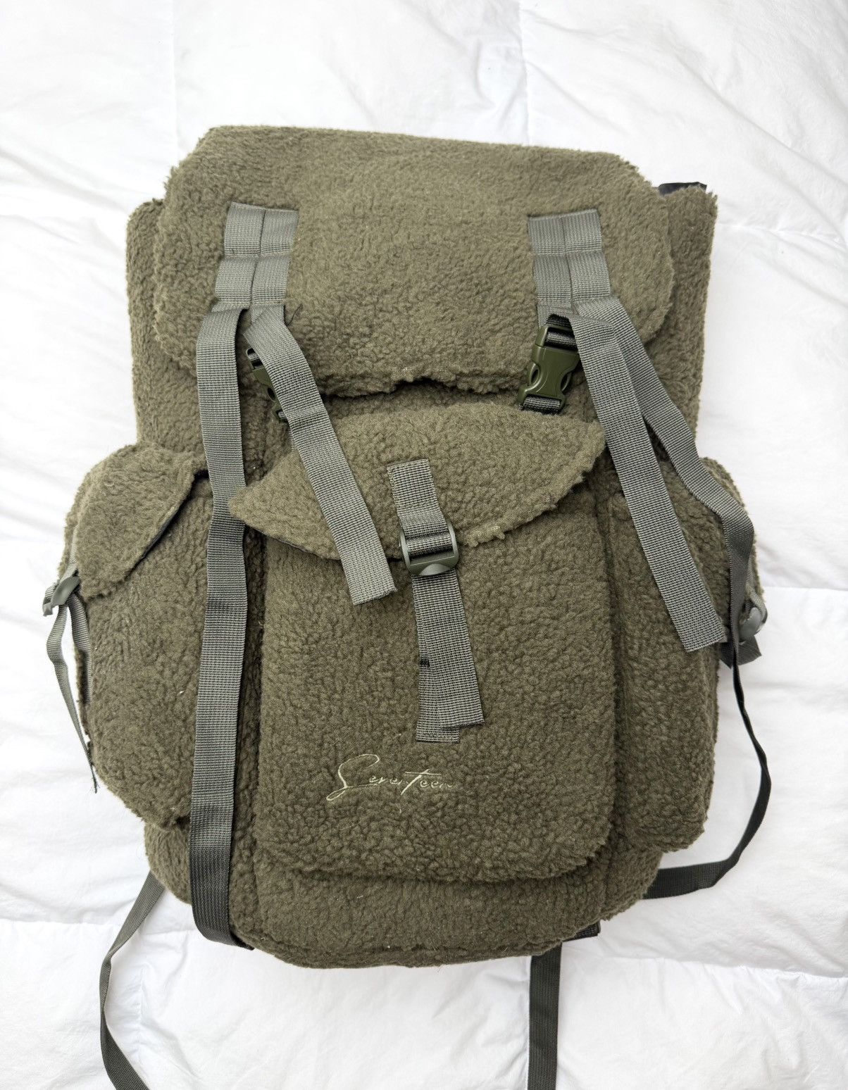 Other Giant Vintage Sheepskin Backpack