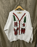 Jerzees Vintage Christmas Art Sweatshirt