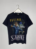 Vintage Scarface Al Pacino Graphic Tee Y2k Rock Band