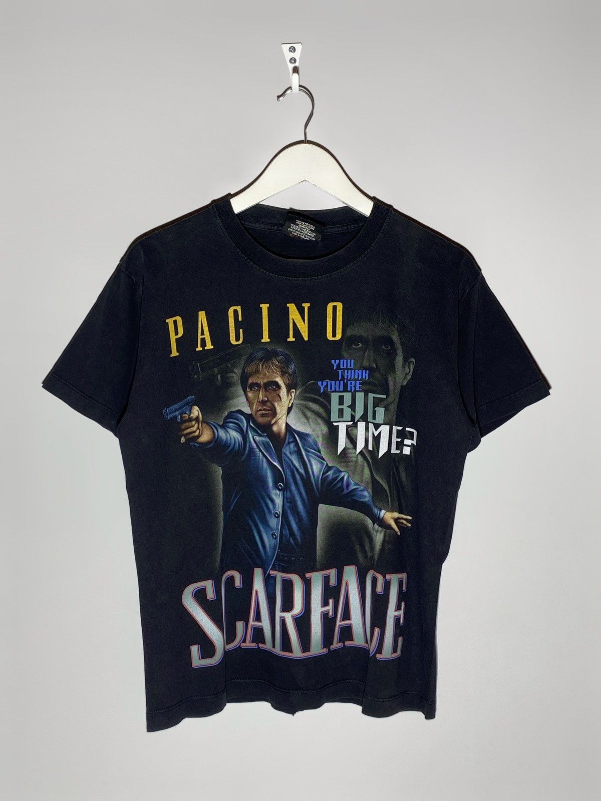 Vintage Scarface Al Pacino Graphic Tee Y2k Rock Band