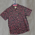 Vintage Dravus Shirt Mens Xl Black Rose Floral Summer Travel Indie Skate Shirt