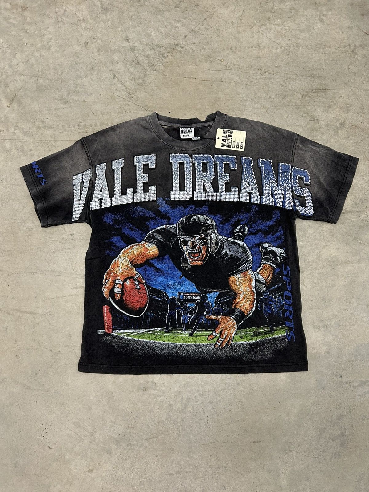 Vale Forever Valley Dreams Black Gridiron Bling Tee Small Hoodie, Sweatshirt | FlexRushtees.com