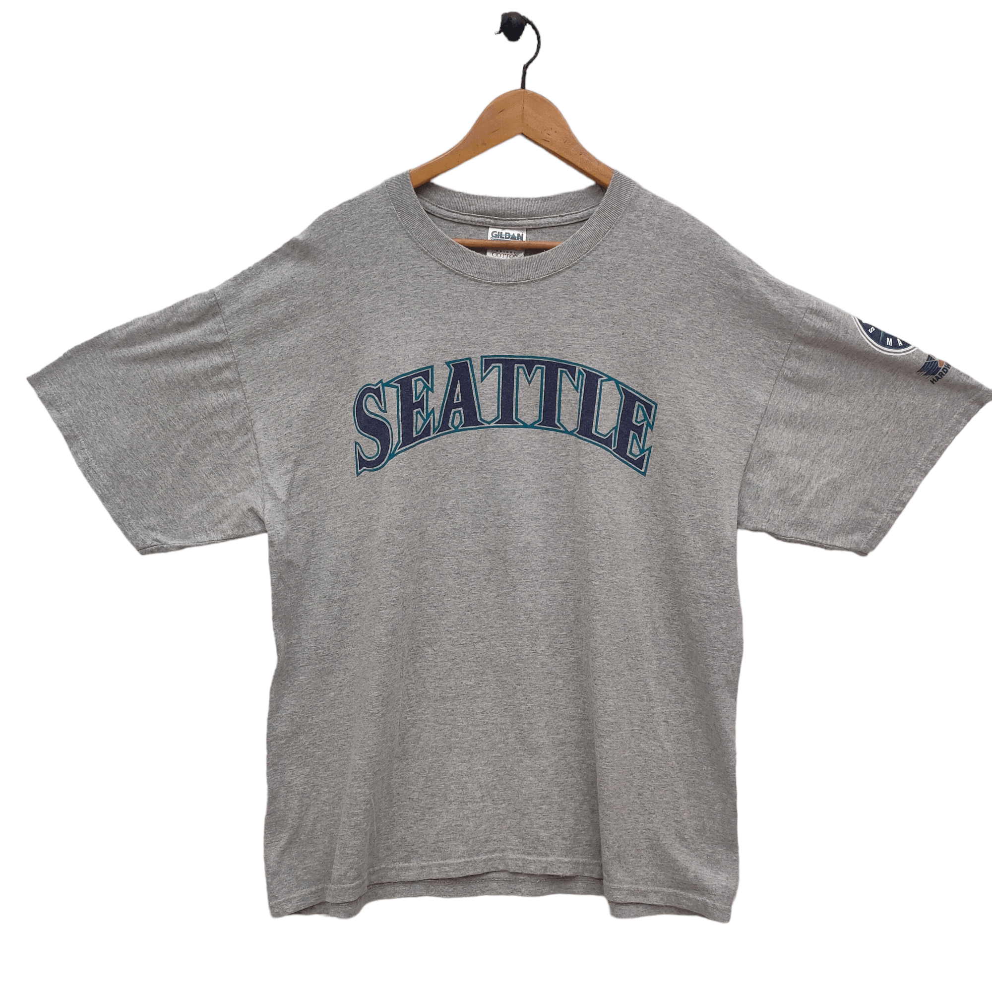 Vintage Y2k Seattle Mariners Mlb Graphic Tee Hoodie, Sweatshirt | FlexRushtees.com
