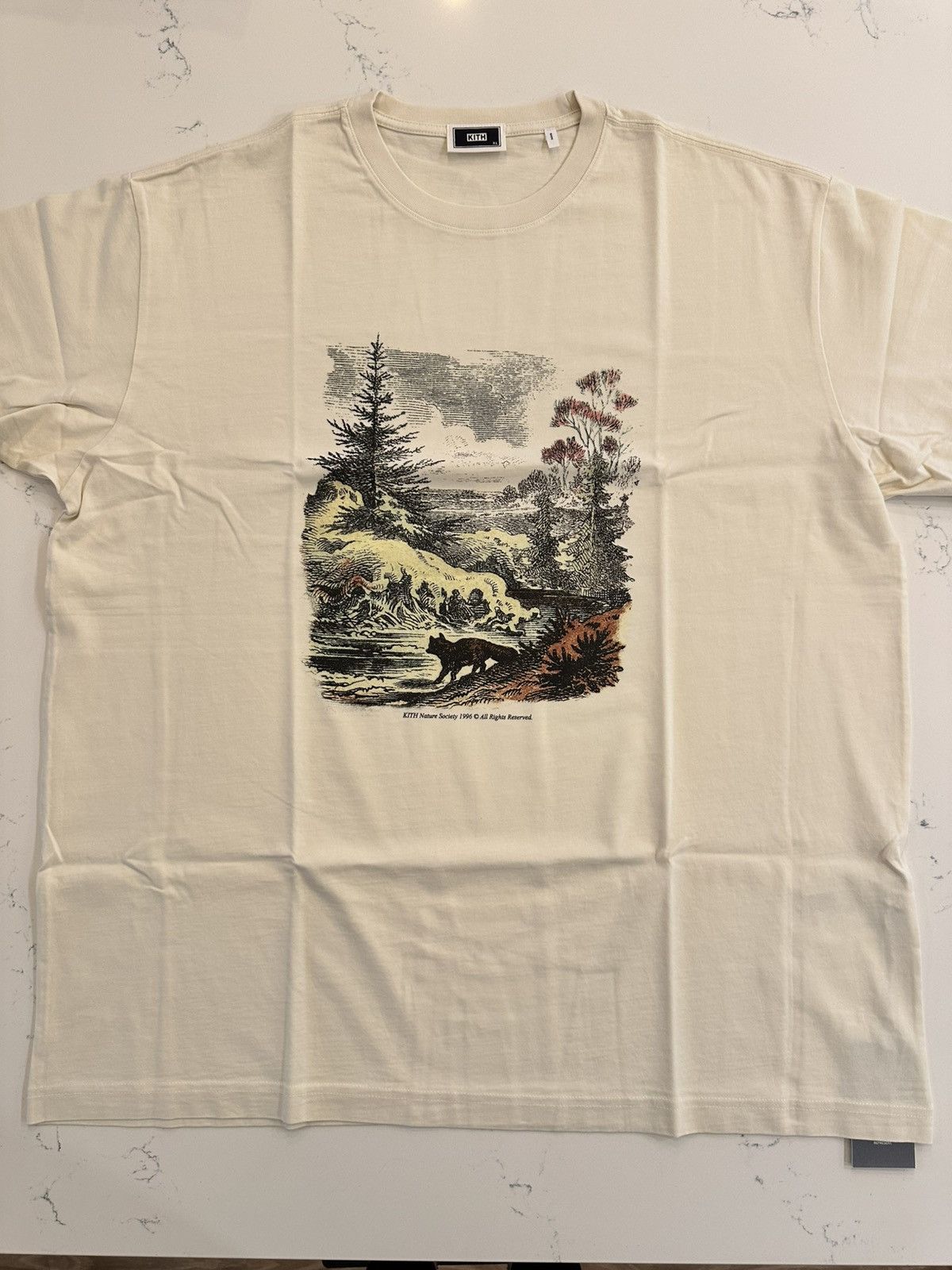 Kith Nature Society Tee Sandrift Hoodie, Sweatshirt | FlexRushtees.com