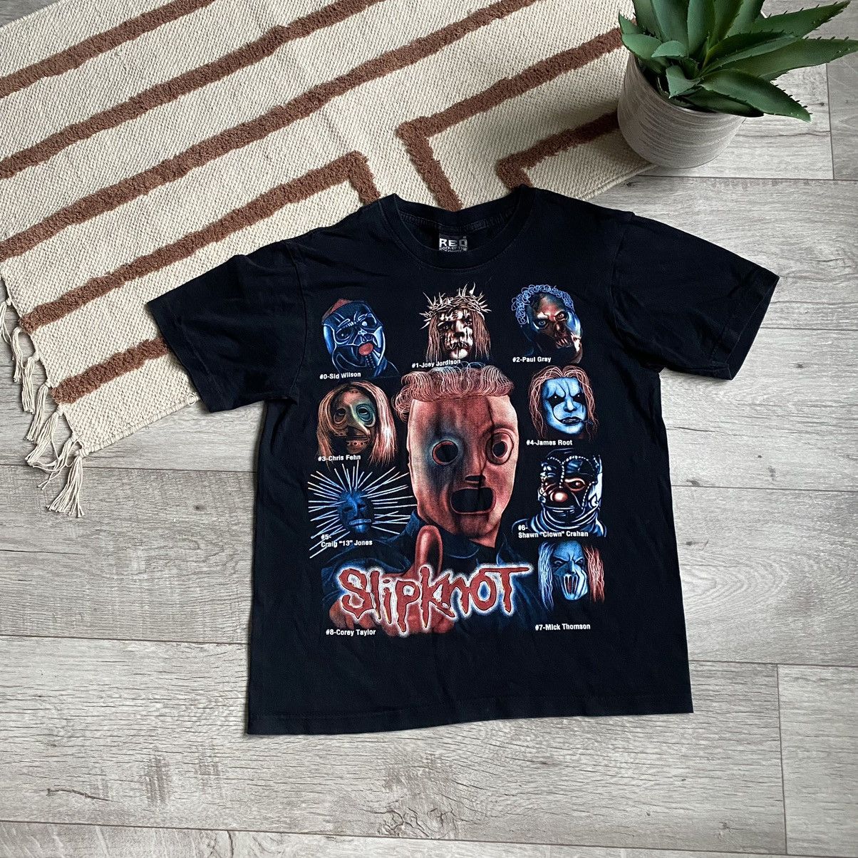 Band Tees Awesome Slipknot Band 90s Participants Boxy T Shirt Hoodie, Sweatshirt | FlexRushtees.com