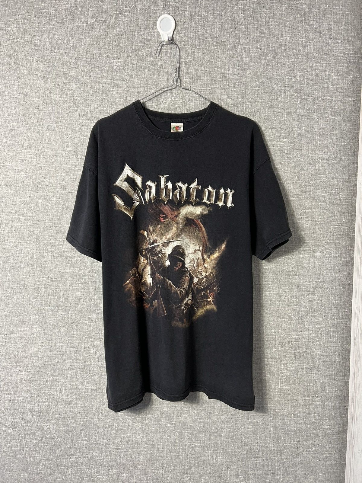 Band Tees Rare Vintage Sabaton The Last Stand Black T Shirt Hoodie, Sweatshirt | FlexRushtees.com