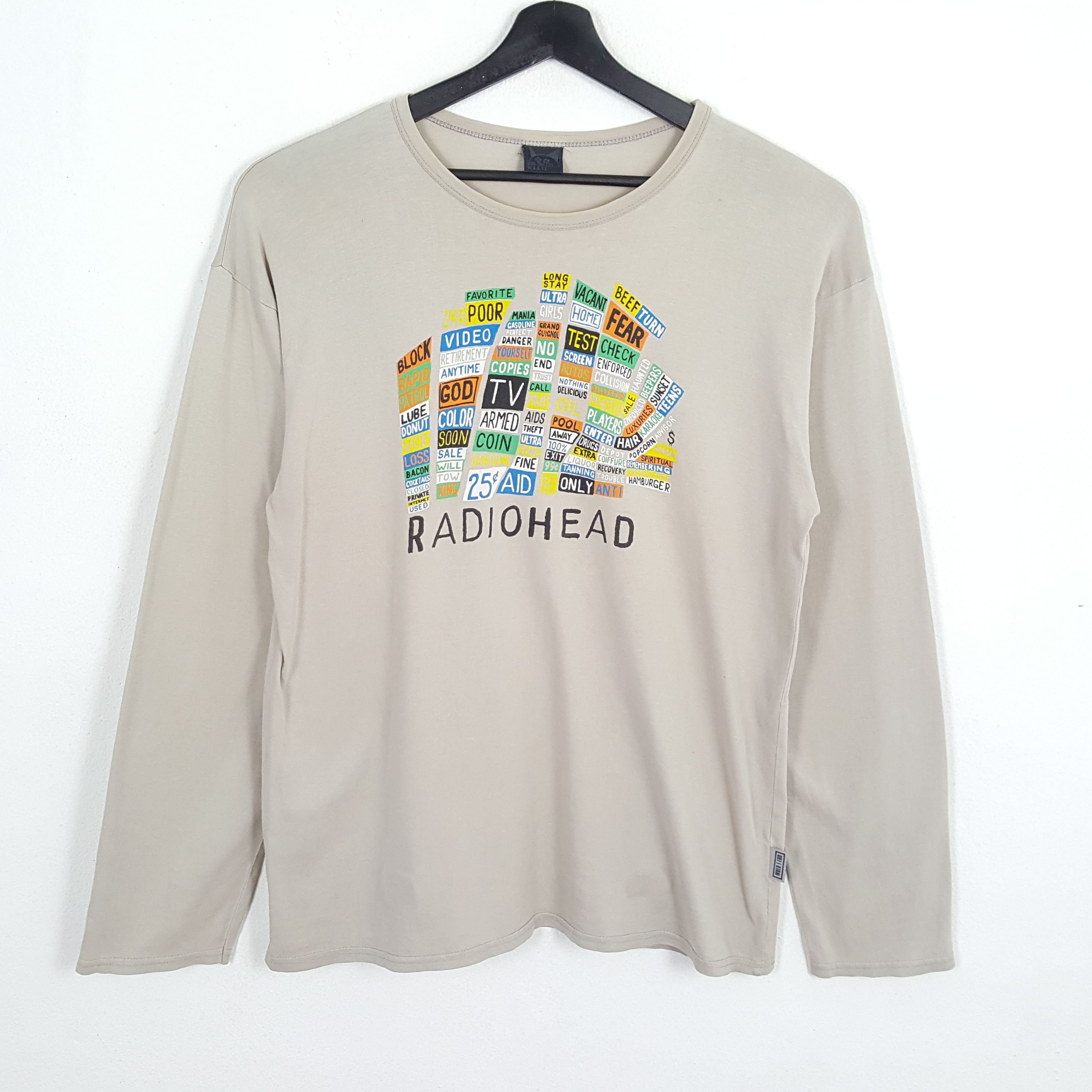 Vintage Radiohead Band Rock Long Sleeve Tshirt Hoodie, Sweatshirt | AU16VibeMintTees.com