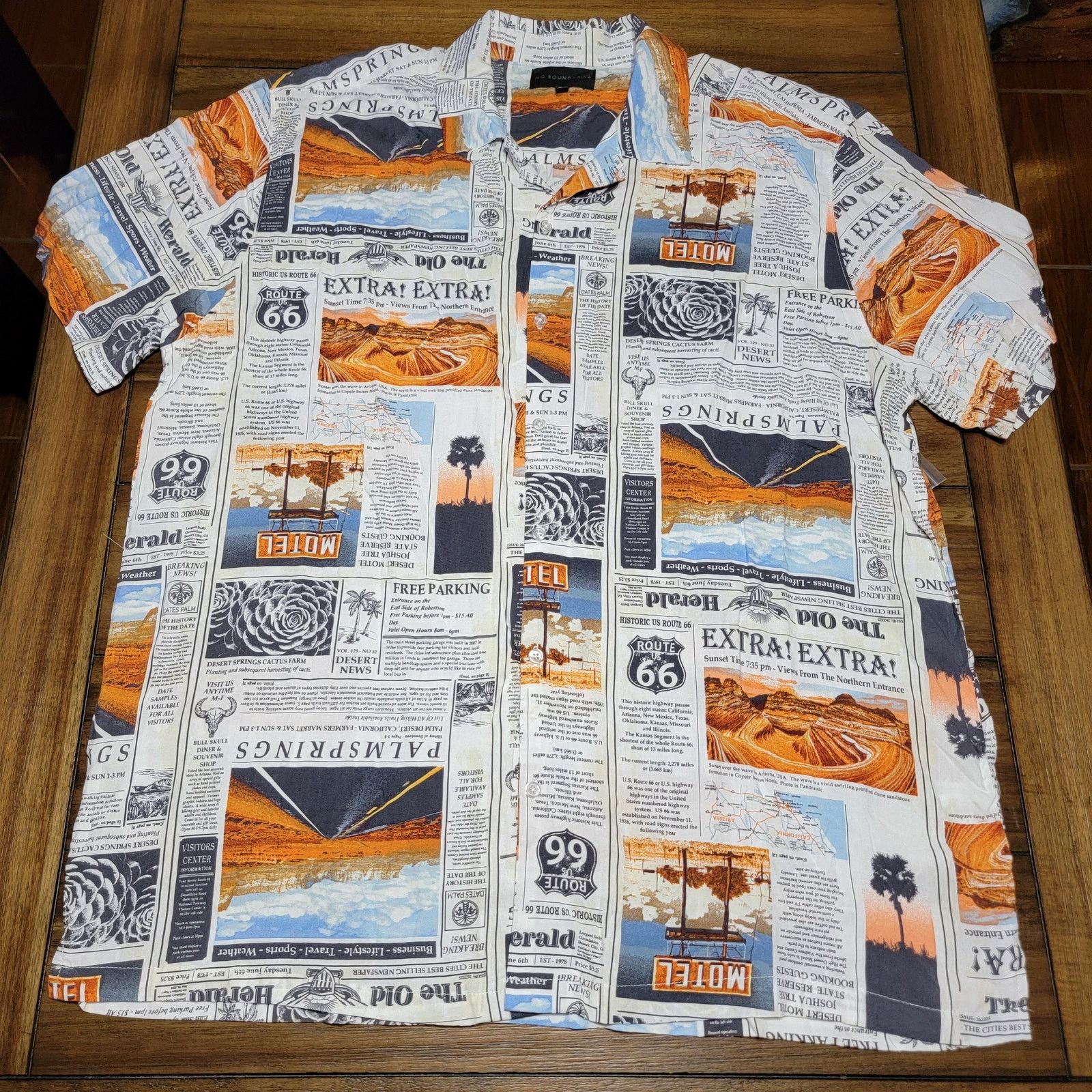 Other No Boundaries Shirt Palm Springs Ca Newspaper 2xl Nwt Hoodie, Sweatshirt | FlexRushtees.com