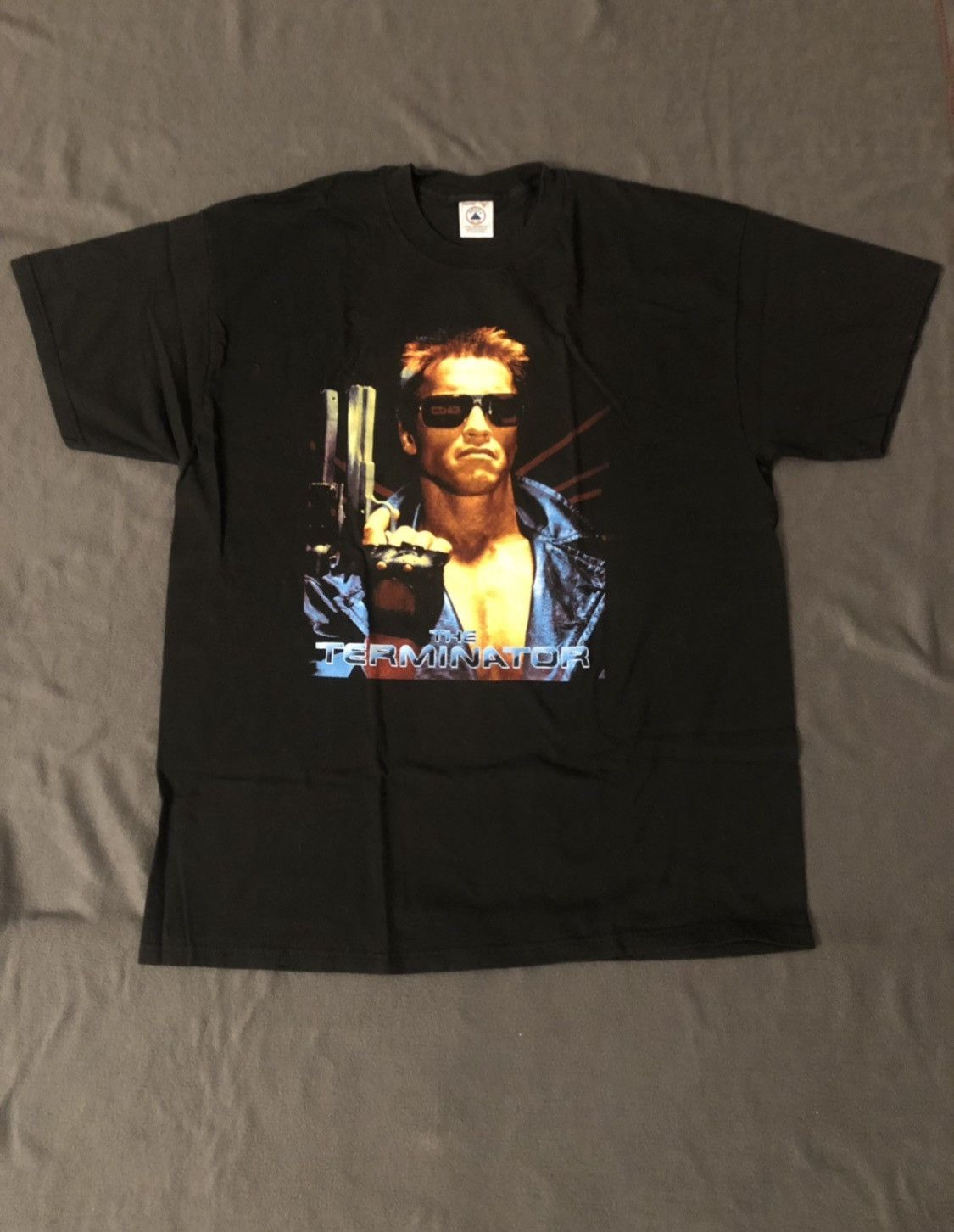 Rare Vintage Terminator Arnold Schwarzenegger Movie T Shirt