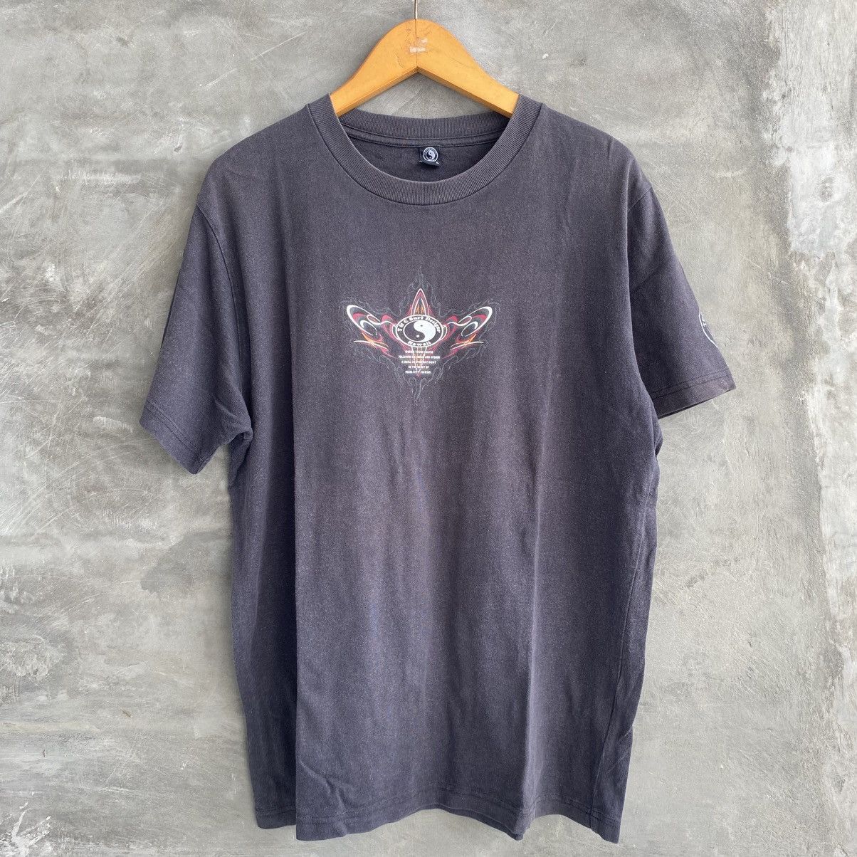 Other Rare Vintage 90s T C Surf Hawaii Yin Yang Tribal Graphic Tee