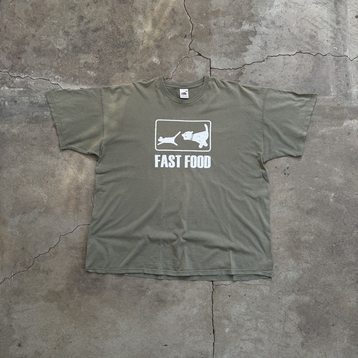 Vintage Y2k Fast Food Sunfaded Distressed T Shirt Hoodie, Sweatshirt | FlexRushtees.com