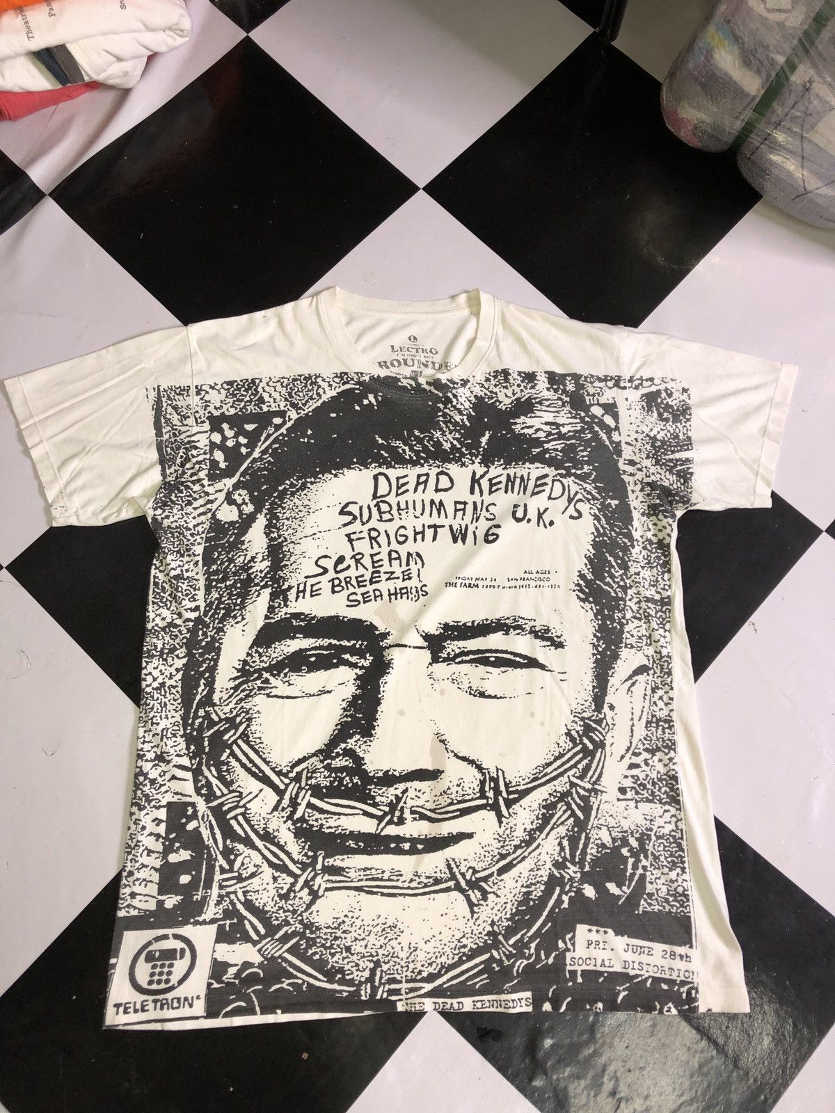 Rare Vintage Punks Dead Kennedy Over Print Tee Hoodie, Sweatshirt | FlexRushtees.com