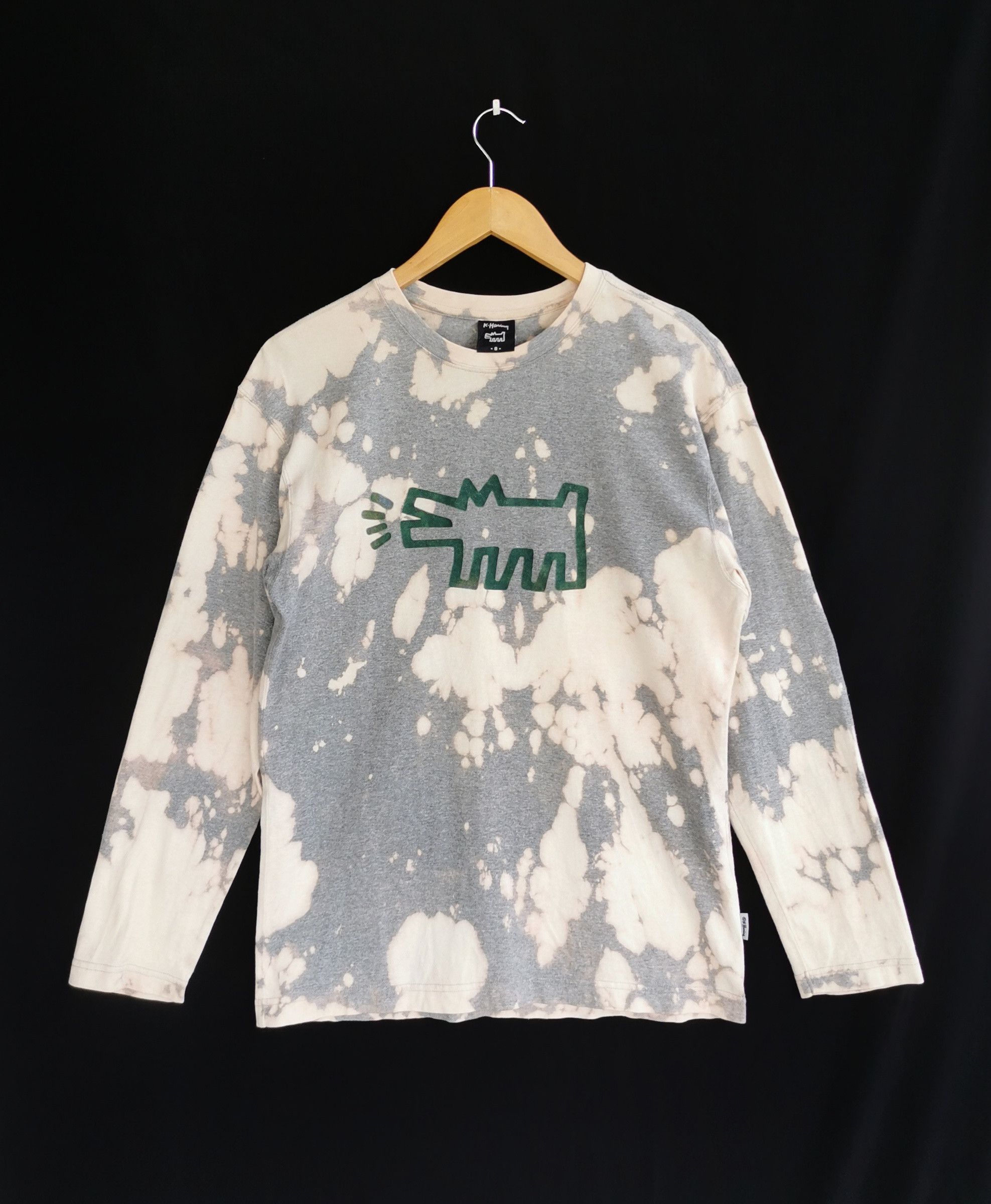Haring Keith Haring Custom Bleach T Shirt Hoodie, Sweatshirt | FlexRushtees.com