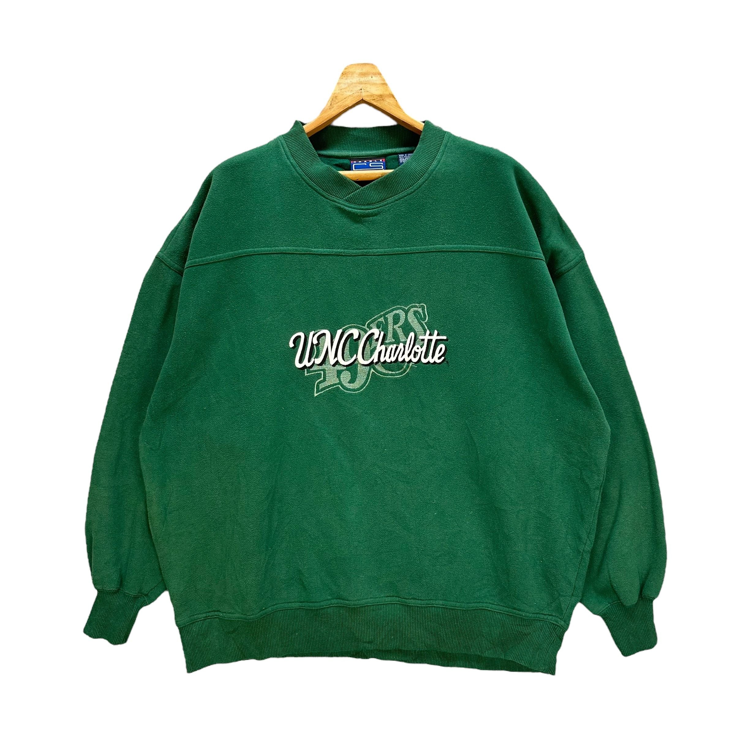 Vintage Unc Charlotte 49ers Big Logo Crewneck Sweatshirt A5 0136