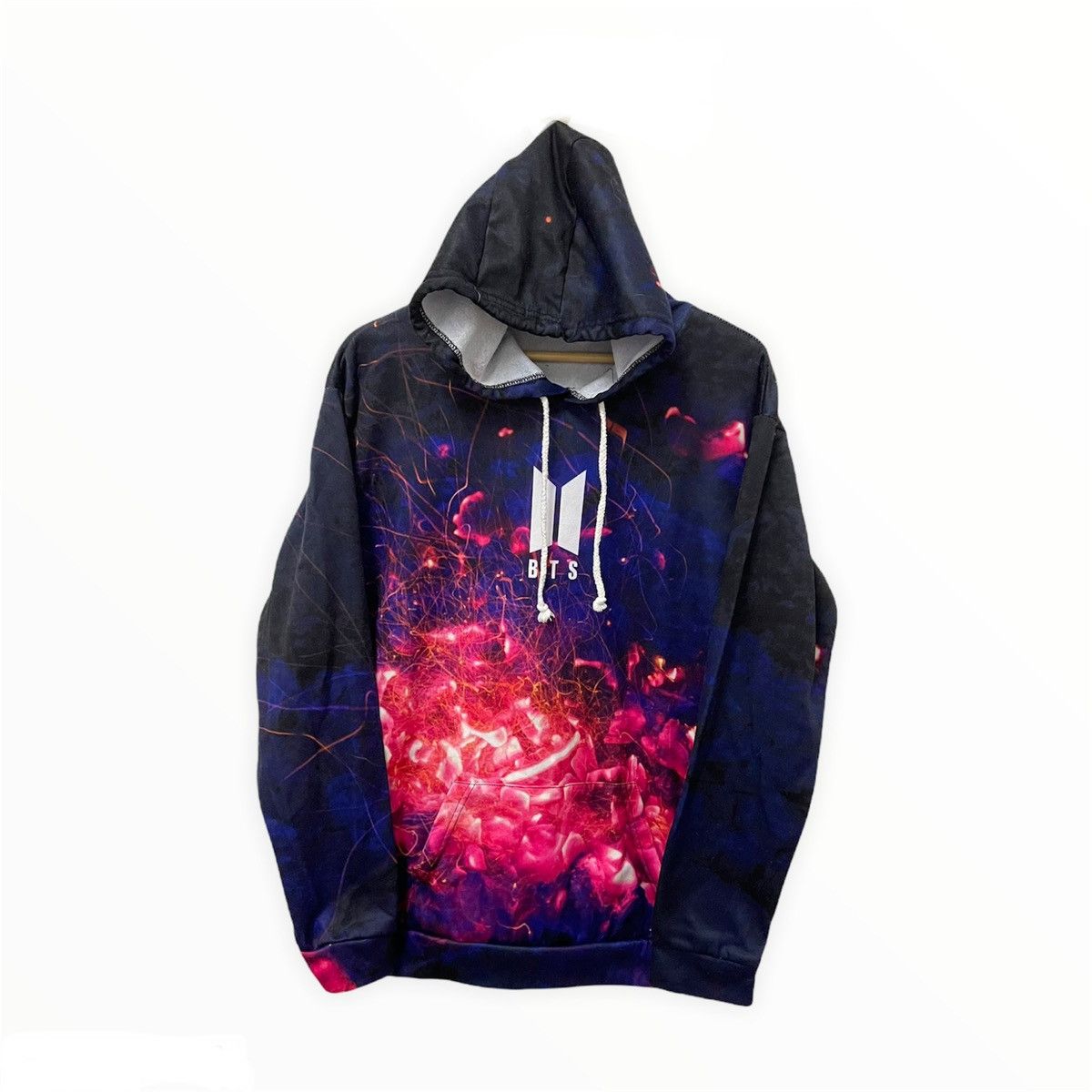 Vintage Bts Kpop Multicolor 3d Galaxy Printed Hoodie