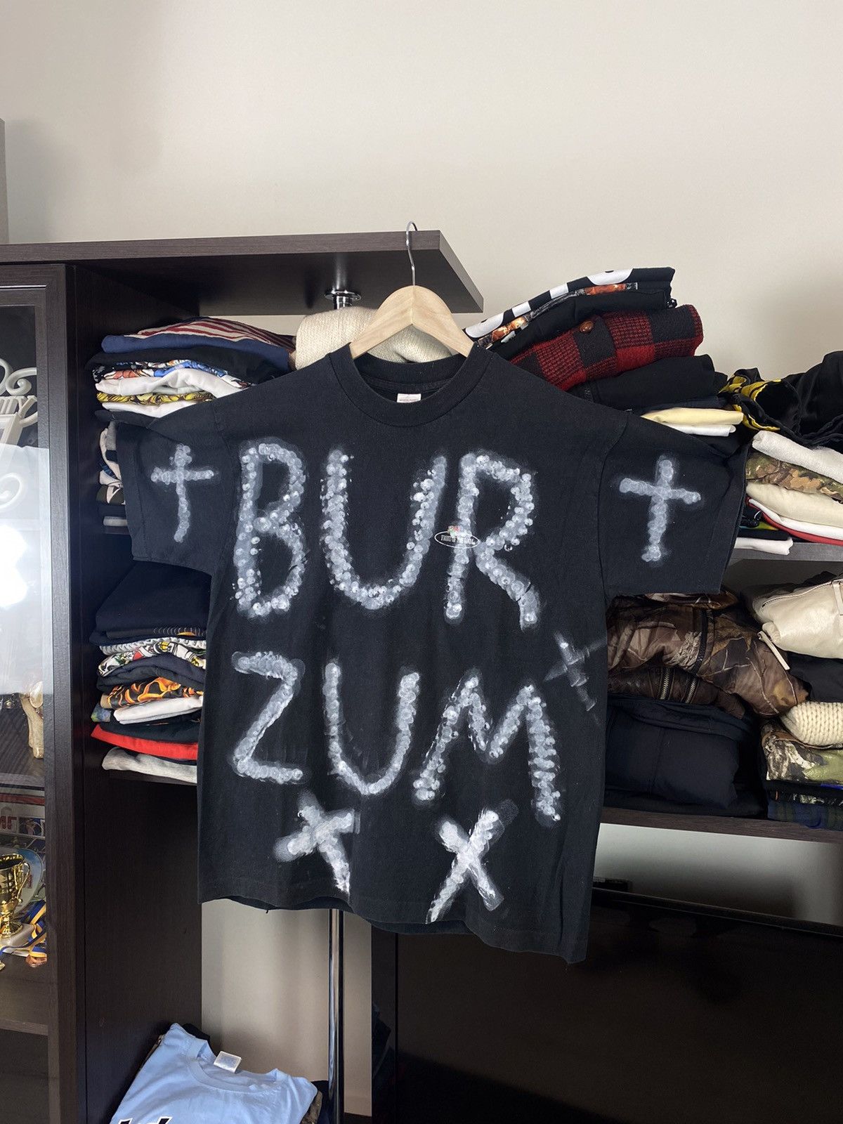 Vintage Y2k Burzum Custom Dye Music Tee