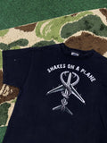 Vintage Snakes On A Plane Y2k Movie Promo Tee Shirt Large Hoodie, Sweatshirt | FlexRushtees.com