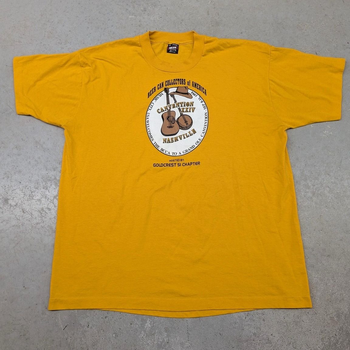Vintage 90s Goldcrest 51 Brewing Company Nashville T Shirt Hoodie, Sweatshirt | FlexRushtees.com