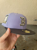 Era New Era Boston Red Sox Size 7 59fifty Lavender Lids Hd