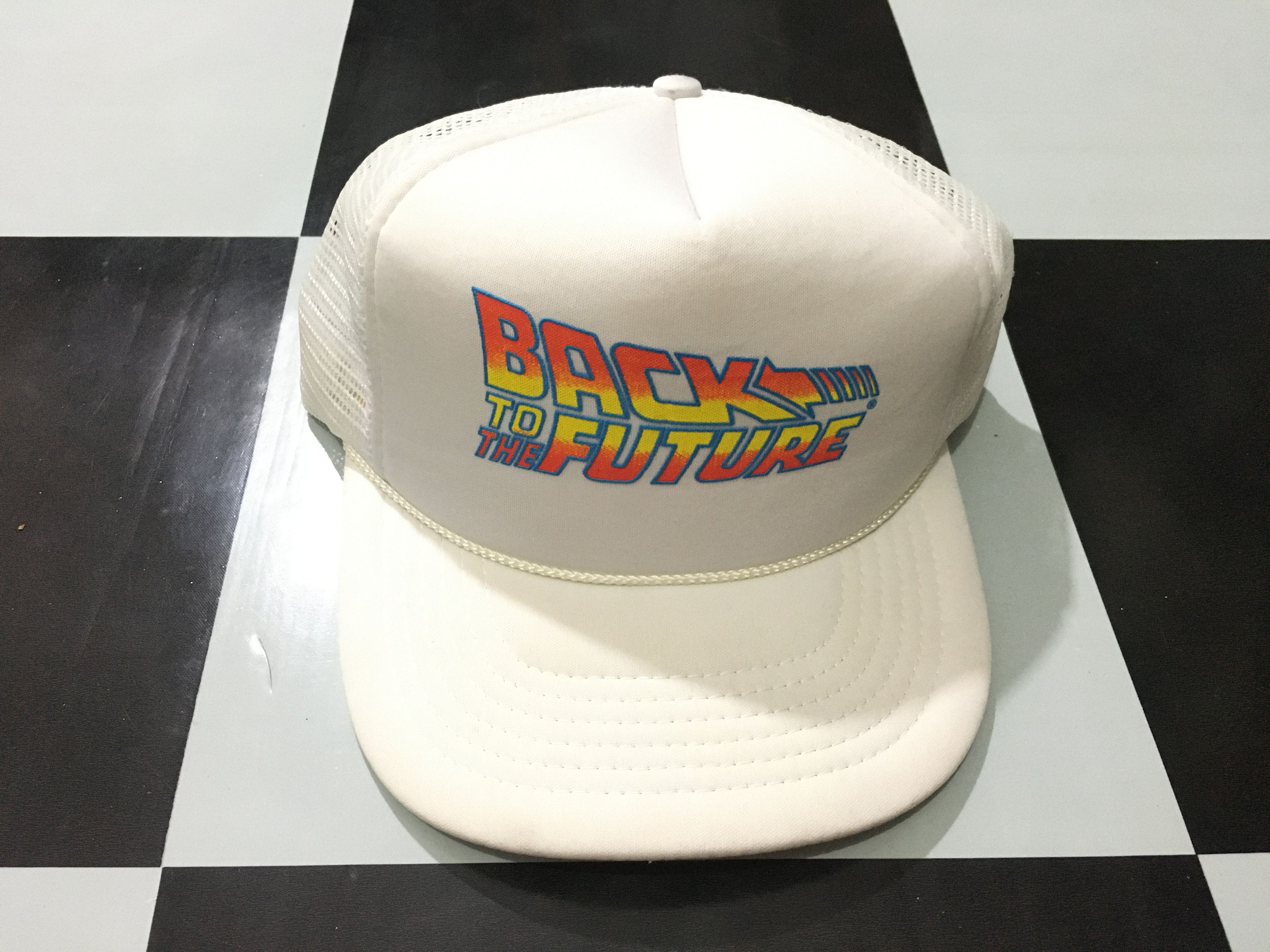 Vintage Back To The Future Trucker Cap 90s Original